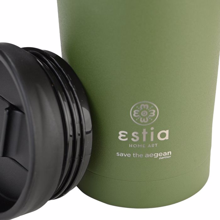 ESTIA Thermos Inox Travel Mug Save the Aegean 350ml Forest Spirit 01-20392