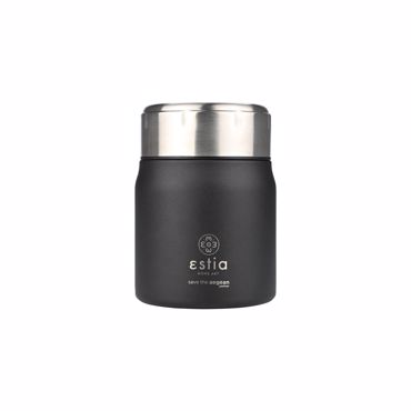 Estia Θερμός Lunch Pot SAVE THE AEGEAN 0.5lt MIDNIGHT BLACK 01-21658