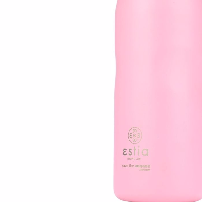 Estia Thermos Travel Flask SAVE THE AEGEAN 750ml Blossom Rose 01-22365