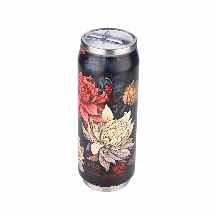 Estia Thermos Travel Cup SAVE THE AEGEAN 500ml Midnight Blossom 01-22686
