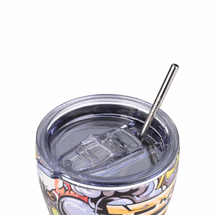 Estia Thermos Coffee Mug SAVE THE AEGEAN 350ml Graffiti Rhythm 01-22914