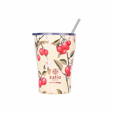 Estia Θερμός Coffee Mug SAVE THE AEGEAN 350ml Sakura Whisper 01-22990