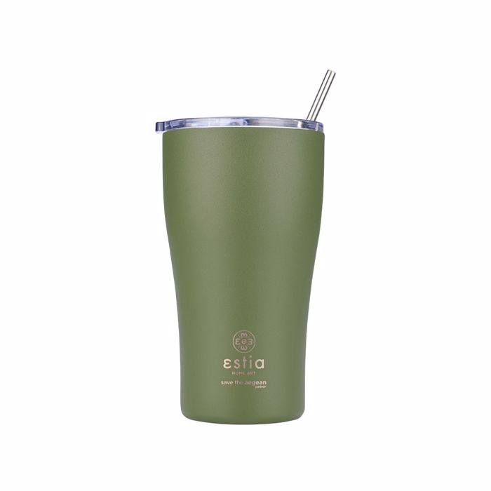 Estia Thermos Coffe Mug SAVE THE AEGEAN 500ml Forest Spirit 01-23140