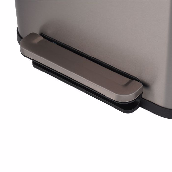 Estia Kados Aporrimmaton FLATOP Soft Close Mat Inox 70lt 45x37.5x74.5cm 01-31961