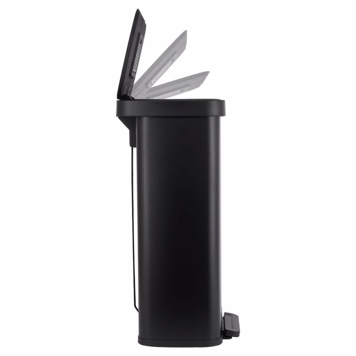 Estia Kados Aporrimmaton FLATOP Soft Close 70lt Mat Mavros 45x37.5x74.5cm 01-31985