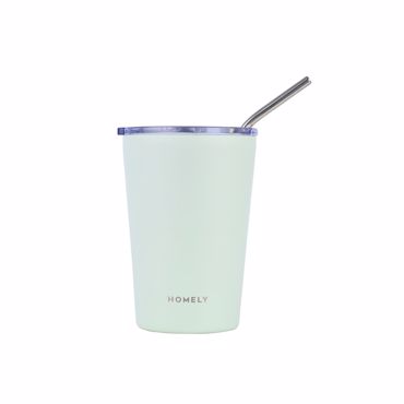 HOMELY Θερμός Mug 400ml SEAFOAM 9x8.5x13cm 01-32661
