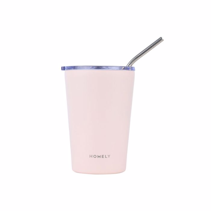 HOMELY Thermos Mug 400ml ROSE QUARTZ 9x8.5x13cm 01-32678
