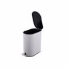 Estia Xartodoxeio Baniou Soft Close Slim Metalliko 5lt Lefko 13.8x28.4x30.5cm 02-14575