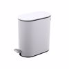 Estia Xartodoxeio Baniou Soft Close Slim Metalliko 5lt Lefko 13.8x28.4x30.5cm 02-14575