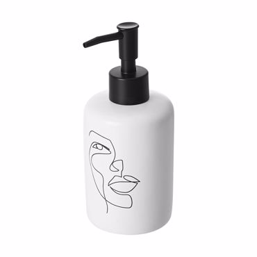 Estia Αντλία Σαπουνιού Line Art 320ml Κεραμική Λευκή 02-18108