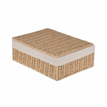 Estia Κουτί Αποθήκευσης και Οργάνωσης Botanica 36x27x13cm με Εσωτερική Επένδυση και Καπάκι 02-18733