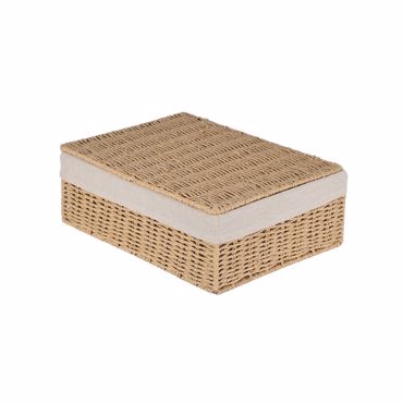 Estia Κουτί Αποθήκευσης & Οργάνωσης Botanica 32x24x12cm με Εσωτερική Επένδυση & Καπάκι 02-18849