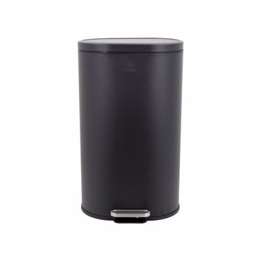 Estia Κάδος Απορριμμάτων OVOID Soft Close 30lt Μαύρος 02-21474