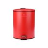 Estia Xartodoxeio Baniou Classic Soft Close 5lt Mat Kokkino 02-21962