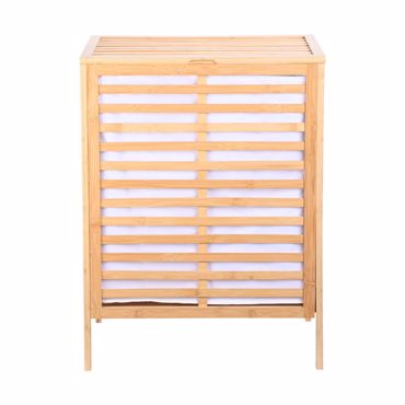 Estia Καλάθι Απλύτων BAMBOO ESSENTIALS 60lt Διπλό 53x35x71cm 02-23775