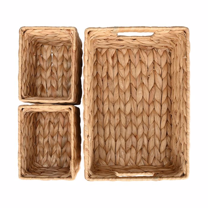 Estia Set ton 3 Kalathia Apothikefsis & Orgnosis FLORANA 30x20x14cm 02-27599