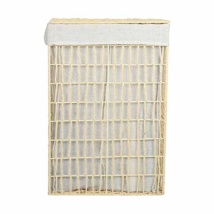 Estia Καλάθι Απλύτων NEST Μπεζ 2 Θέσεων 37x22x55cm 02-28060 Estia Kalathi Apluton NEST Bez 2 Theseon 37x22x55cm 02-28060