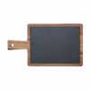 Estia Plato Serbirismatos Sxistolithou me Xulini Basi Akakia 28x17cm 07-24208
