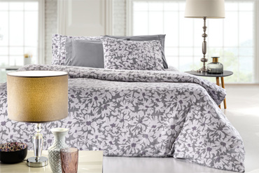 Guy Laroche Σετ με 2 μονά σεντόνια 170X265 και 1 μαξιλαροθήκη MARTIN GREY FLANNEL 