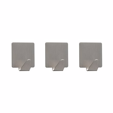 Tiger Baseline Σετ των 3 Άγκιστρο small Brushed stainless steel 1112530942