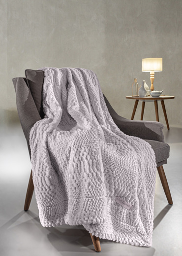 Guy Laroche Σετ Γούνινο ριχτάρι 170X250 & διακοσμητική μαξιλαροθήκη 45X45