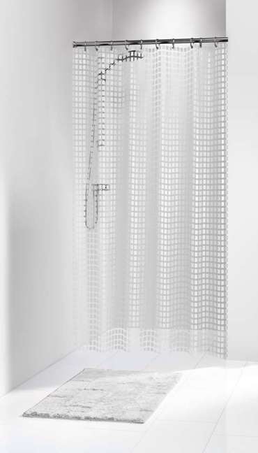 Sealskin Tiles 180x200 white κουρτίνα μπάνιου πλαστική Elemental