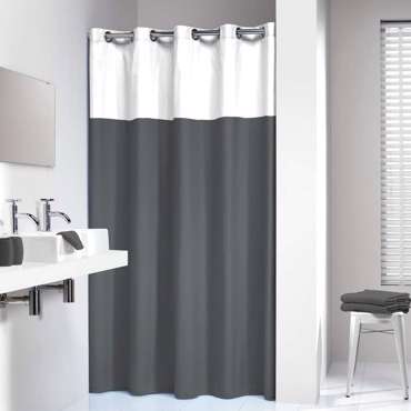 Sealskin Double 180x200 grey κουρτίνα μπάνιου υφασμάτινη