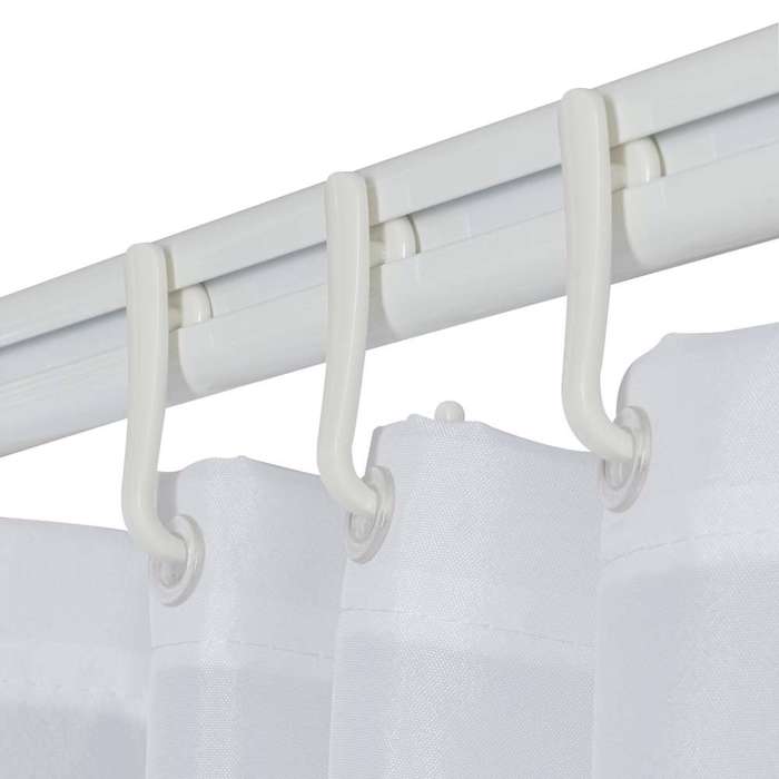 Sealskin Easy roll hooks 12 pcs white krikoi kourtinas baniou