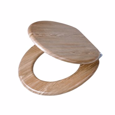 Tiger Scaffold Wood Look Καπάκι Λεκάνης MDF Oak 252022546