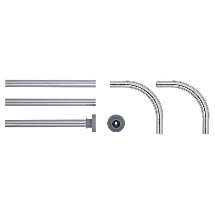 Sealskin 170x80 F20 mm chrome braxionas baniou gniakos