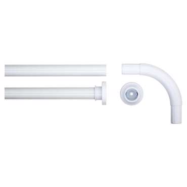 Sealskin 90x90 Φ28 mm white βραχίονας μπάνιου γωνιακός