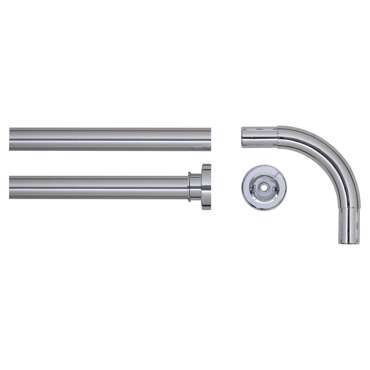 Sealskin 90x90 Φ28 mm chrome βραχίονας μπάνιου γωνιακός