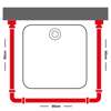 Sealskin 170x80 Ø 28 mm white braxionas baniou gniakos