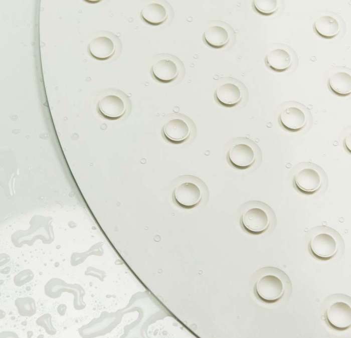 Sealskin Rotondo Ø 55 white antiolisthitiko tapeto ntouzieras