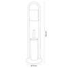 Sealskin Acero grey stant xartiou ugias + piggal