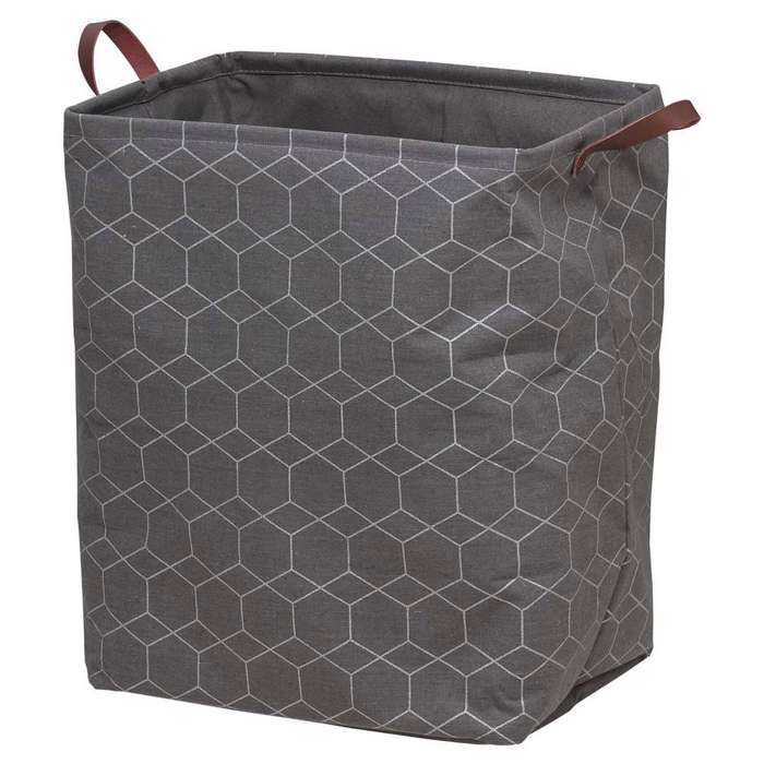 Sealskin Geometric 50x40 grey καλάθι απλύτων Sealskin Geometric 50x40 grey kalathi apluton