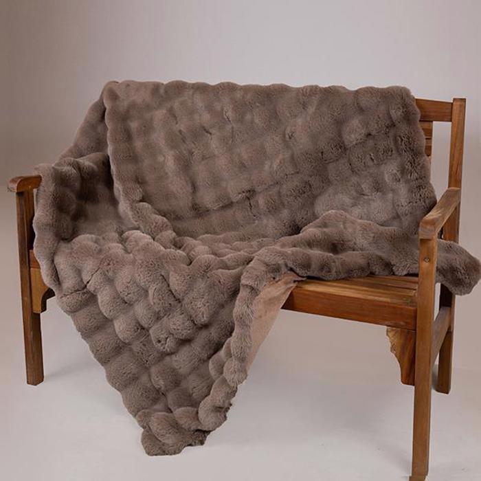 ESTHETI home Diakosmitiki Kouberta Kanape Gunini Ggri-Kafe Malaki 140x160cm 600-46023