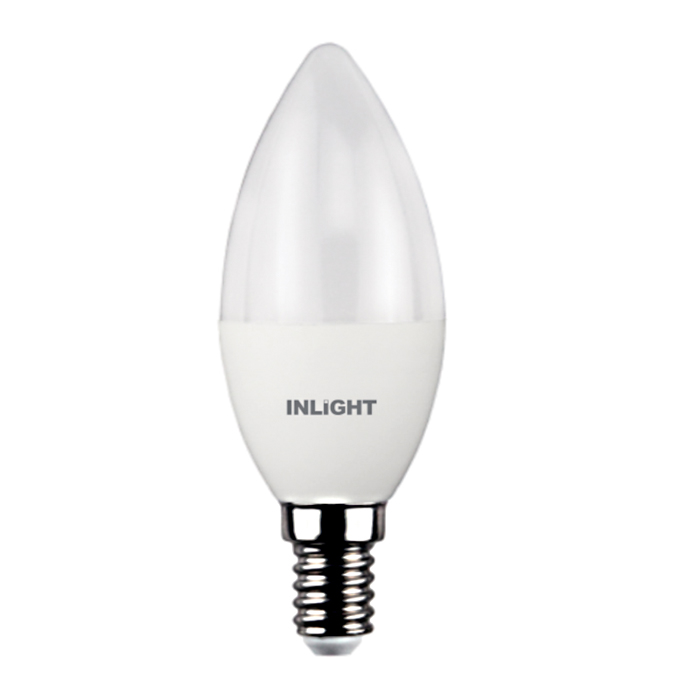 InLight Lamptiras E14 LED C37 8W 700Lm 3000K Thermo Lefko 7.14.08.13.1