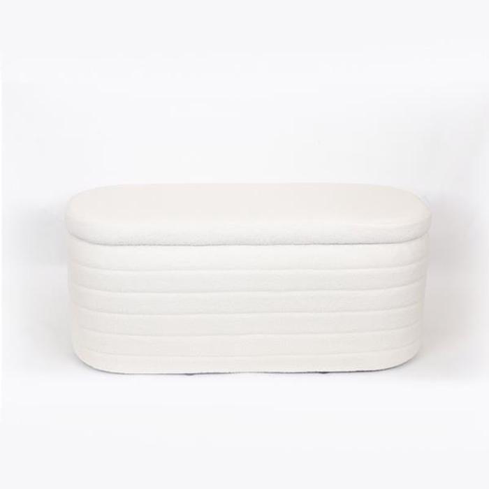 ESTHETI home Tampoure Boukle Lefko 98x42x42cm 750-18017
