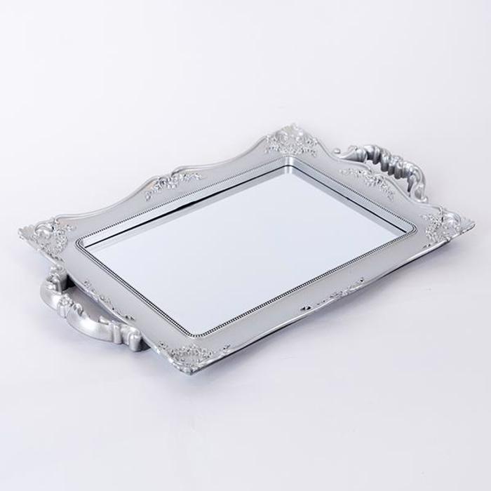 ESTHETI home Diskos Plastikos Asimi me Kathrepti 39x25cm 752-16113