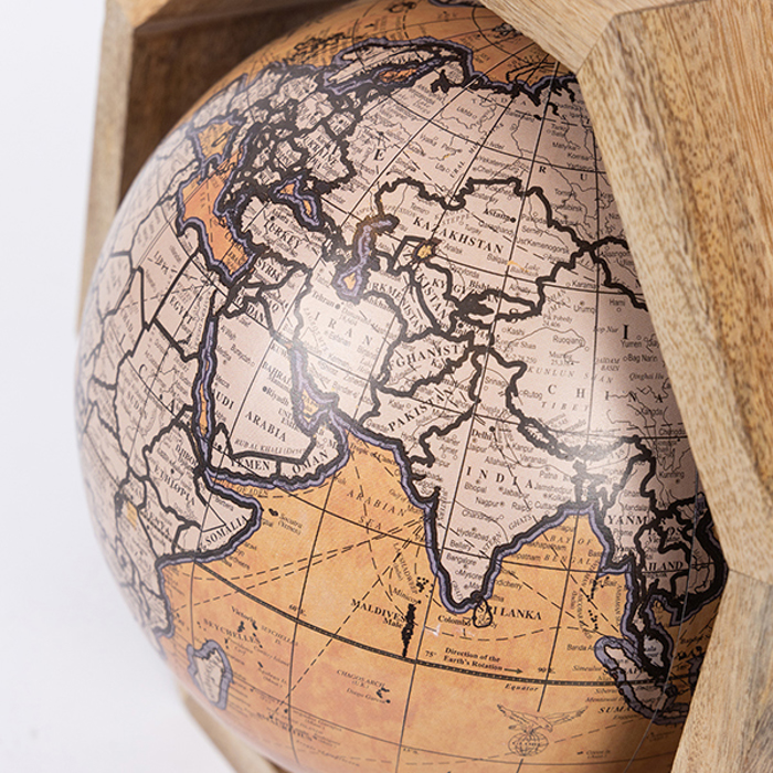 ESTHETI home udrogios Metalliki Xrusi 29x27x41cm 752-19018