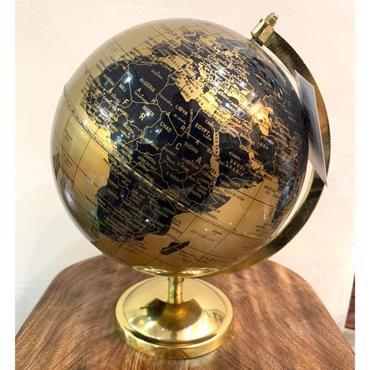 ESTHETI home Υδρόγειος Μεταλλική Χρυσή/Μαύρη 22x22x43cm 752-19020