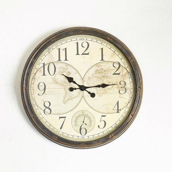 ESTHETI home Roloi Toixou Plastiko Antike Mavro/Mpez F51x4.5cm 753-12020