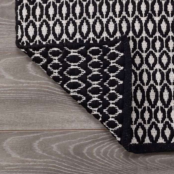 Sealskin Boho 60x60 black pataki baniou