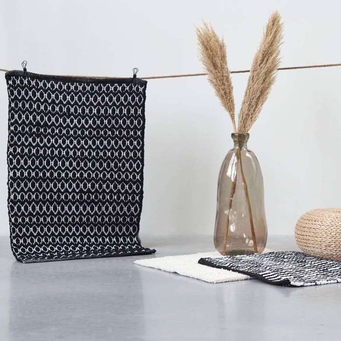 Sealskin Bandra 60x60 black πατάκι μπάνιου Sealskin Bandra 60x60 black pataki baniou