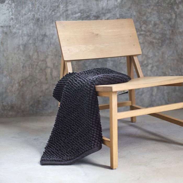 Sealskin Delhi 60x60 dark grey πατάκι μπάνιου Sealskin Delhi 60x60 dark grey pataki baniou
