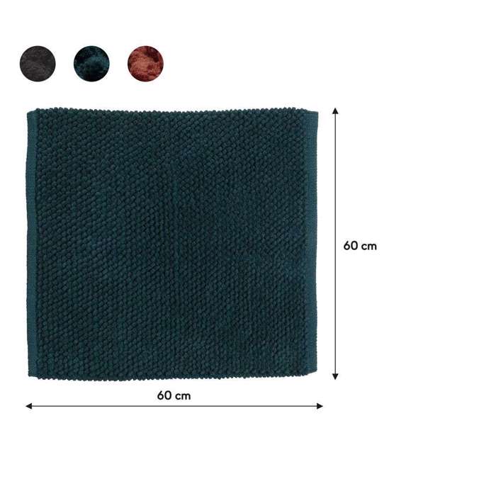 Sealskin Delhi 60x60 dark green πατάκι μπάνιου Sealskin Delhi 60x60 dark green pataki baniou