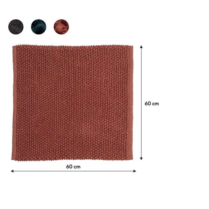 Sealskin Delhi 60x60 dark pink πατάκι μπάνιου Sealskin Delhi 60x60 dark pink pataki baniou