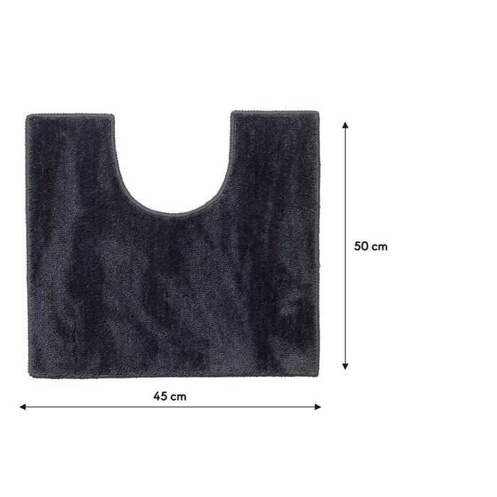 Sealskin Doux 45x50 dark grey πατάκι λεκάνης Sealskin Doux 45x50 dark grey pataki lekanis