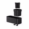 Tiger 2-Store Epitoixio Rafi me Thikes kai Kremastres 25 cm Black 800374